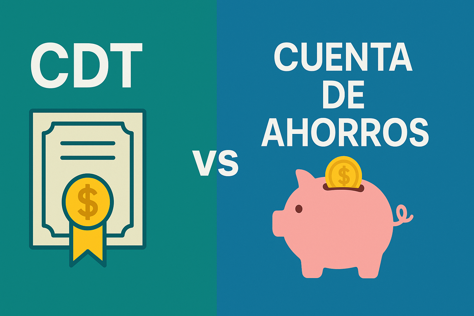 CDT vs Cuenta de Ahorros en Colombia